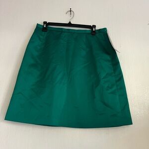 Anne Klein Teal A-Line Skirt